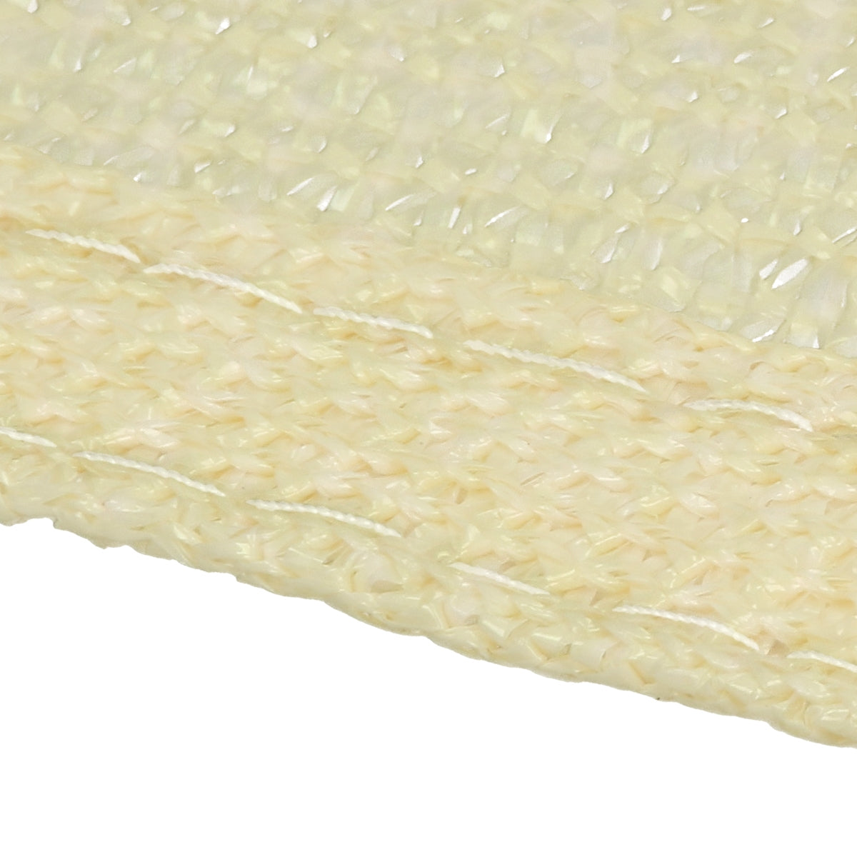 Close-up van een lichte, geweven materiaal.