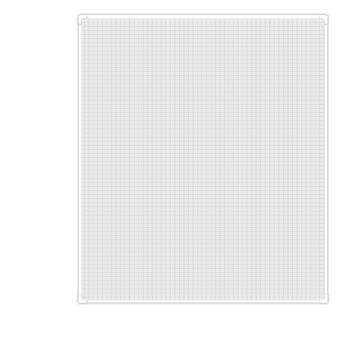 Weißes Gittermuster auf transparentem Hintergrund.