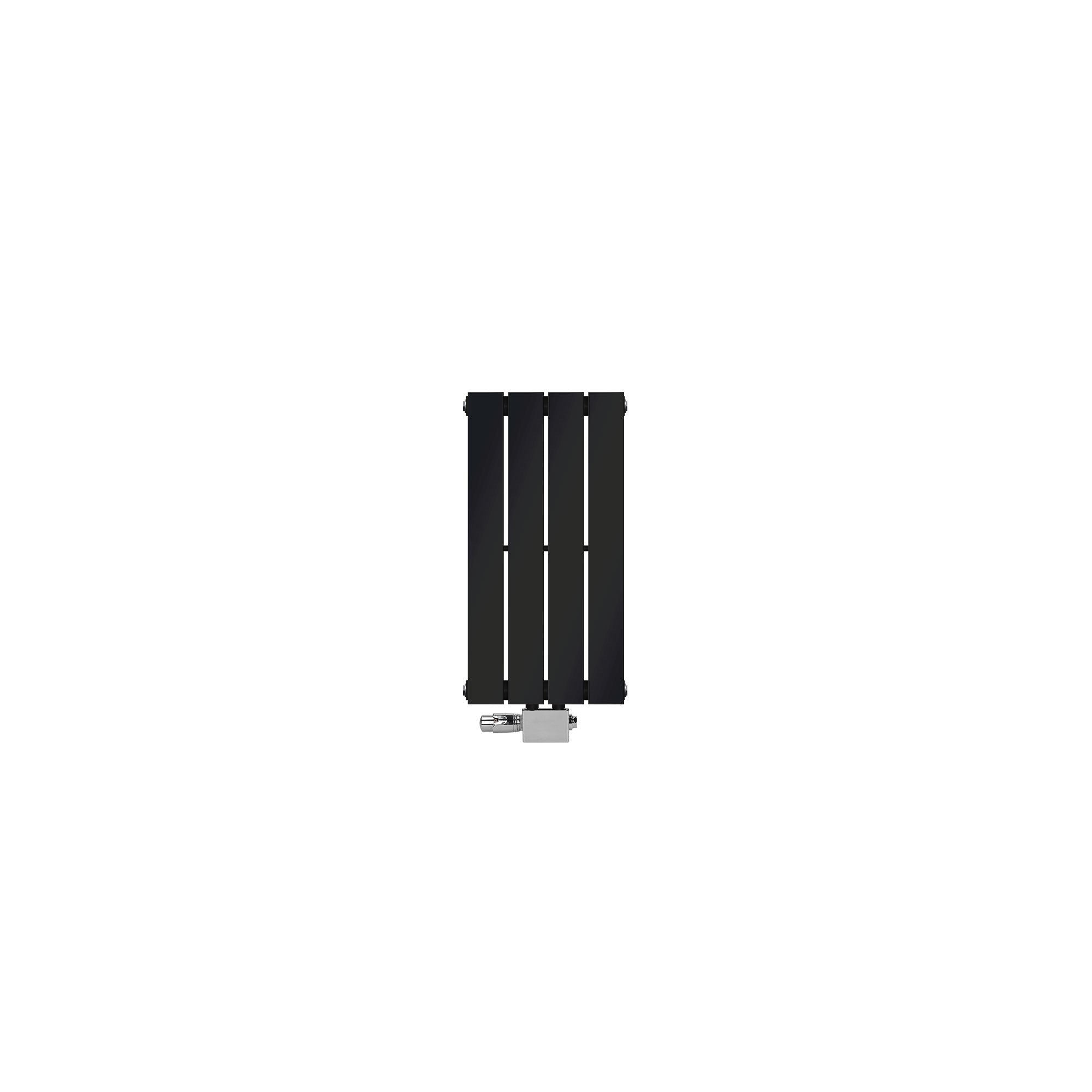 Black radiator panel without background.