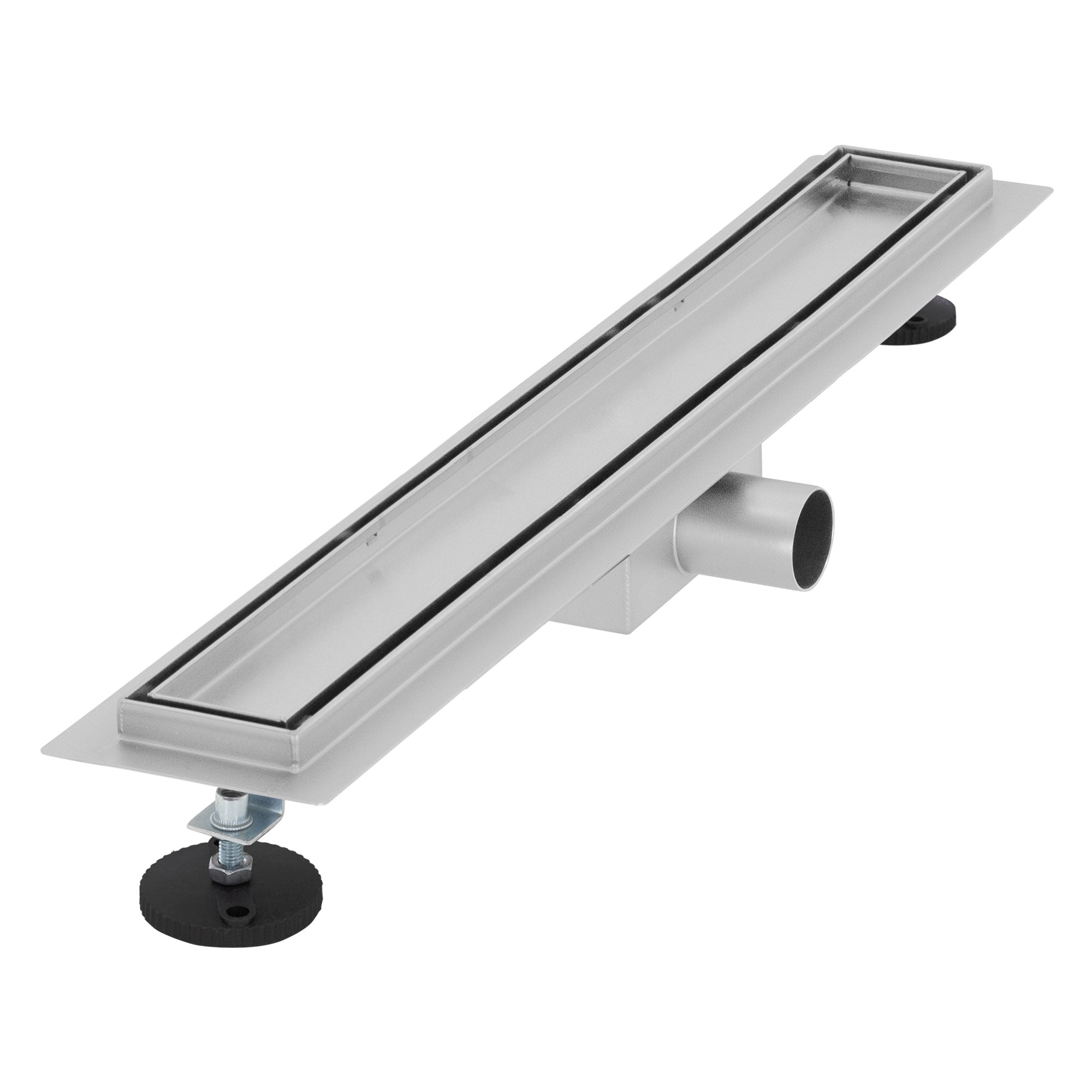 Produktbild eines Abflusses in silberner Farbe.