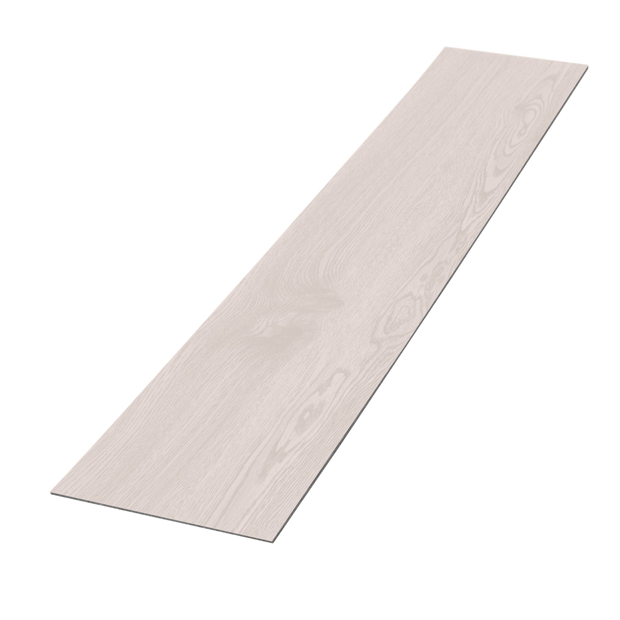 Holzpaneel in heller Holzfarbe auf weißem Hintergrund.