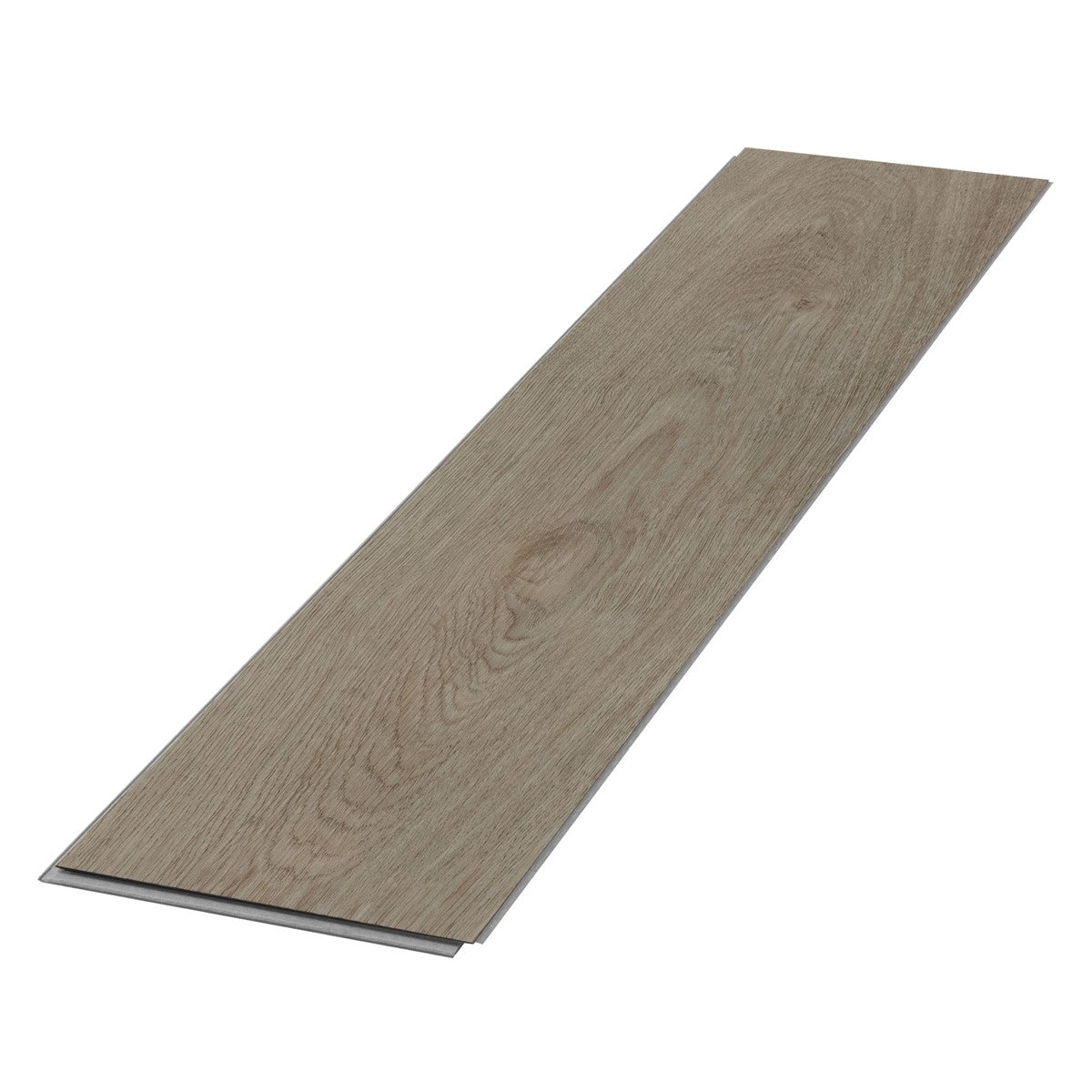 Lange, helle Holzplatte mit einer natürlichen Holzmaserung.