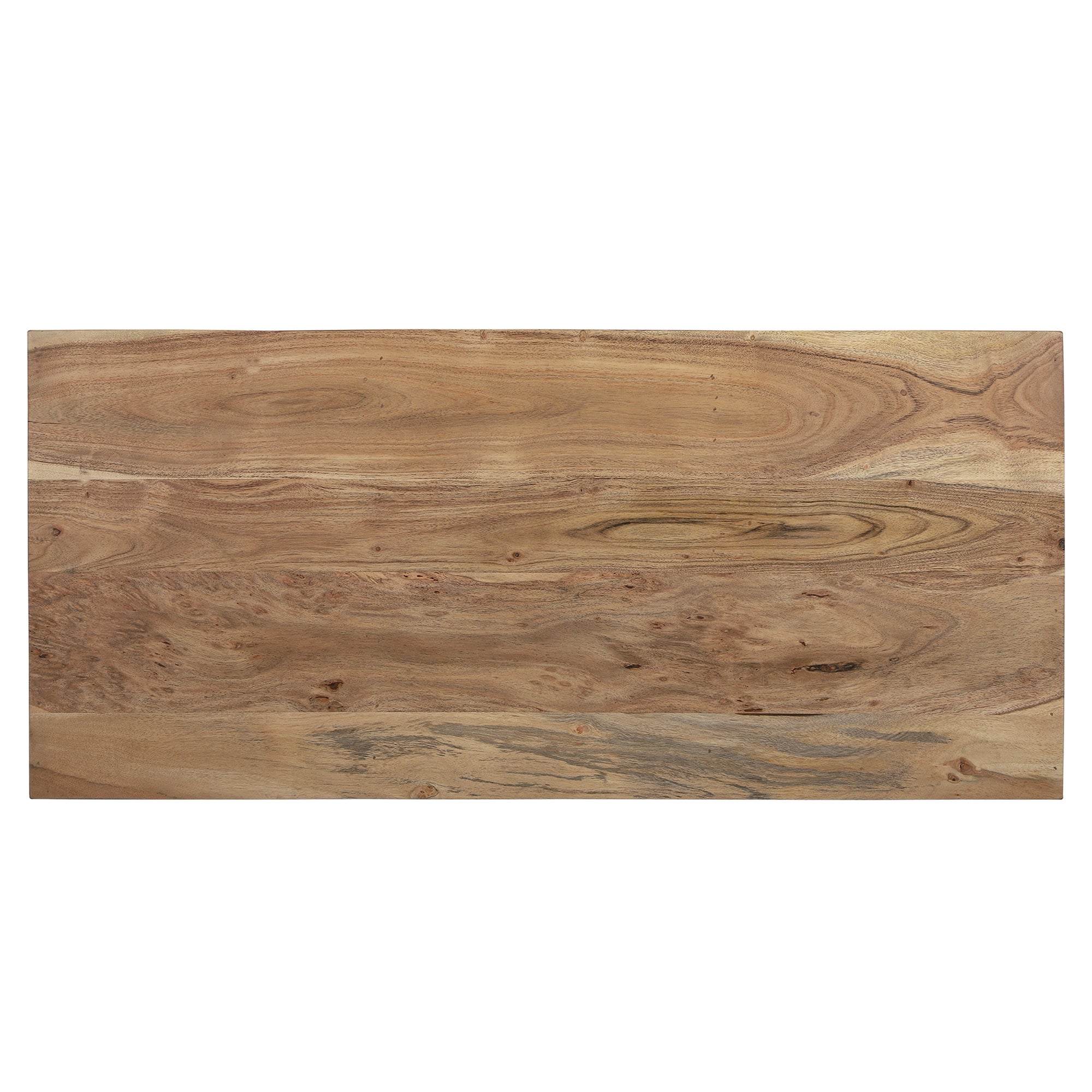 Holzplatte mit natürlicher Maserung auf hellem Hintergrund.