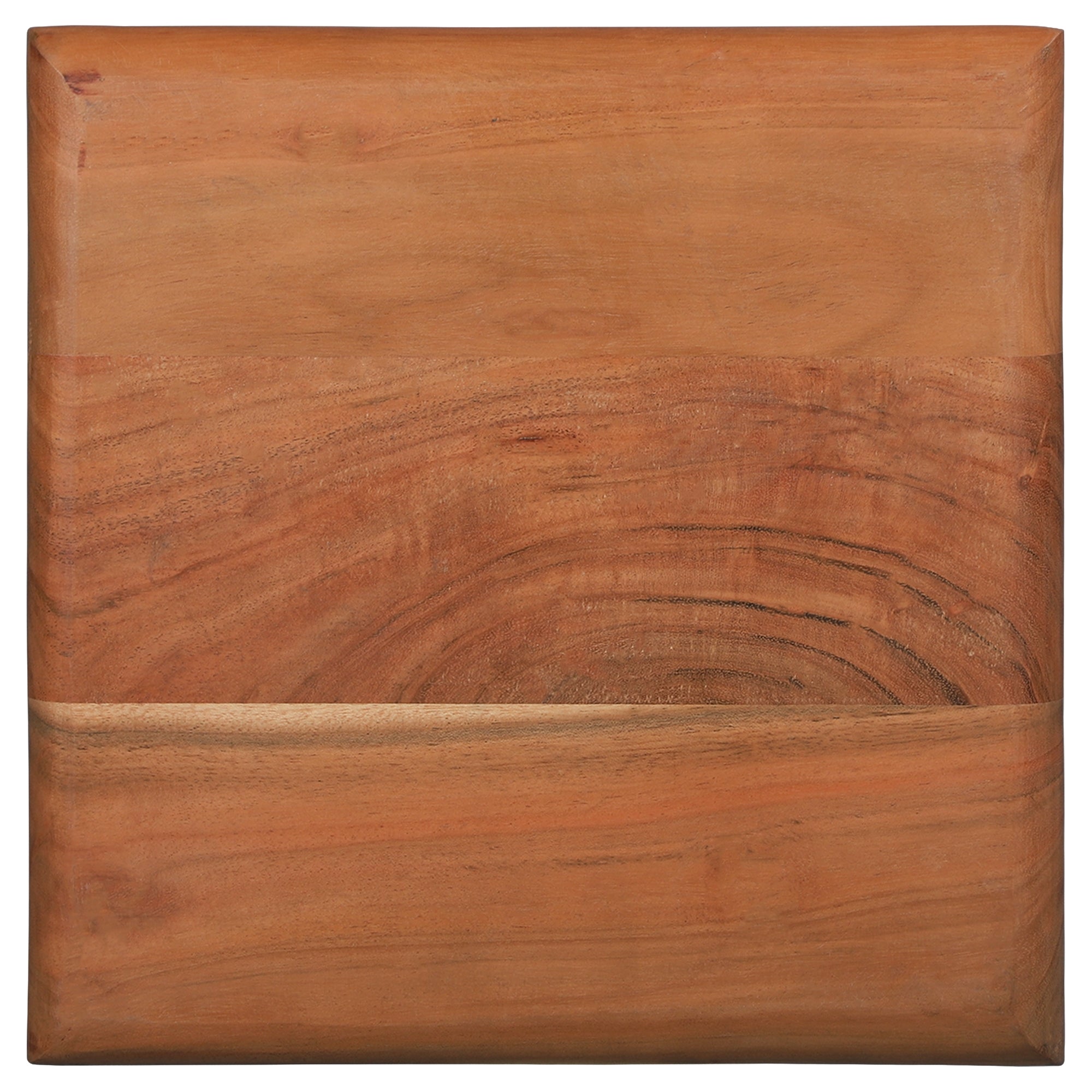 Holzplatte mit einer horizontalen Linie, natürliche Holzmaserung.
