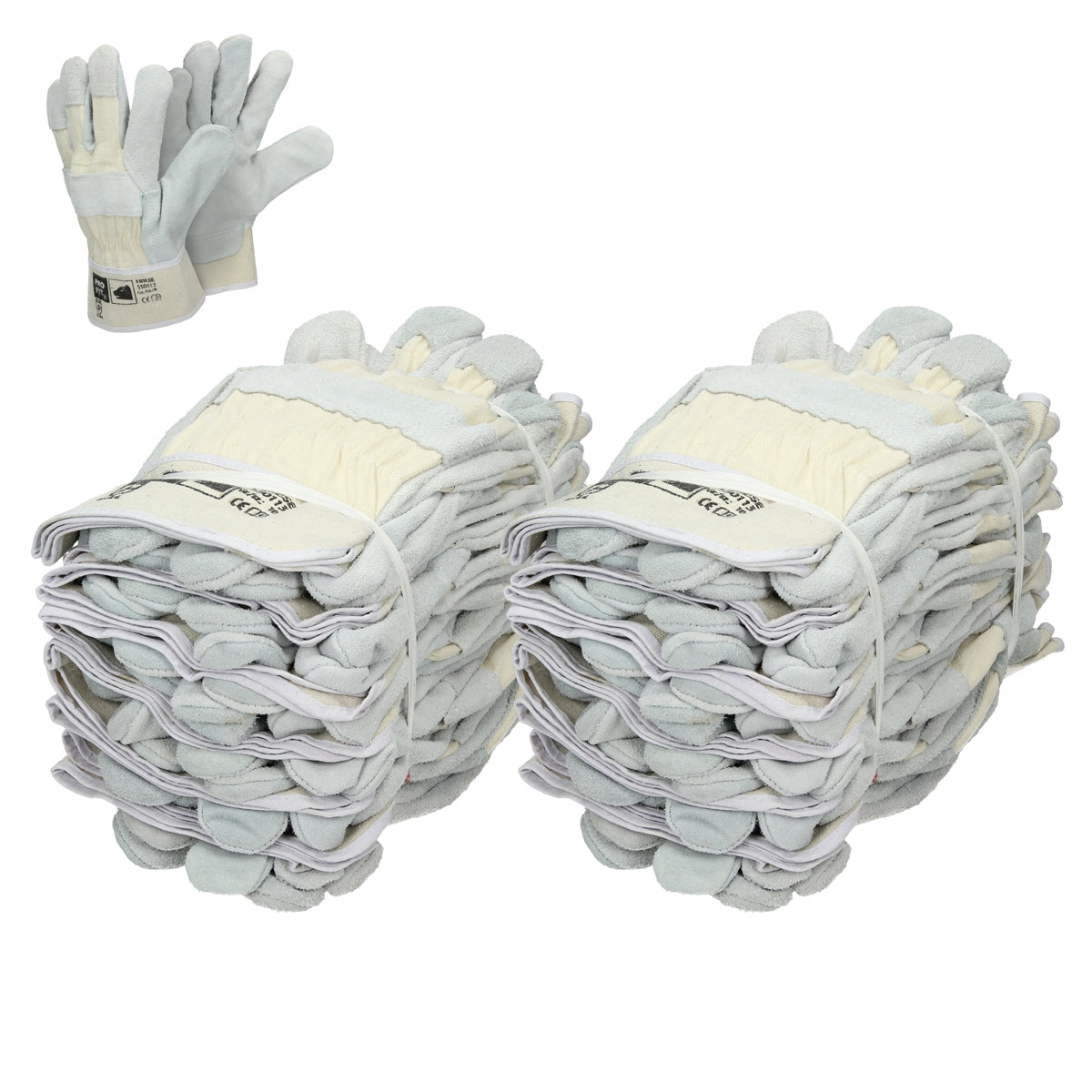 Stack of work gloves, partially visible.