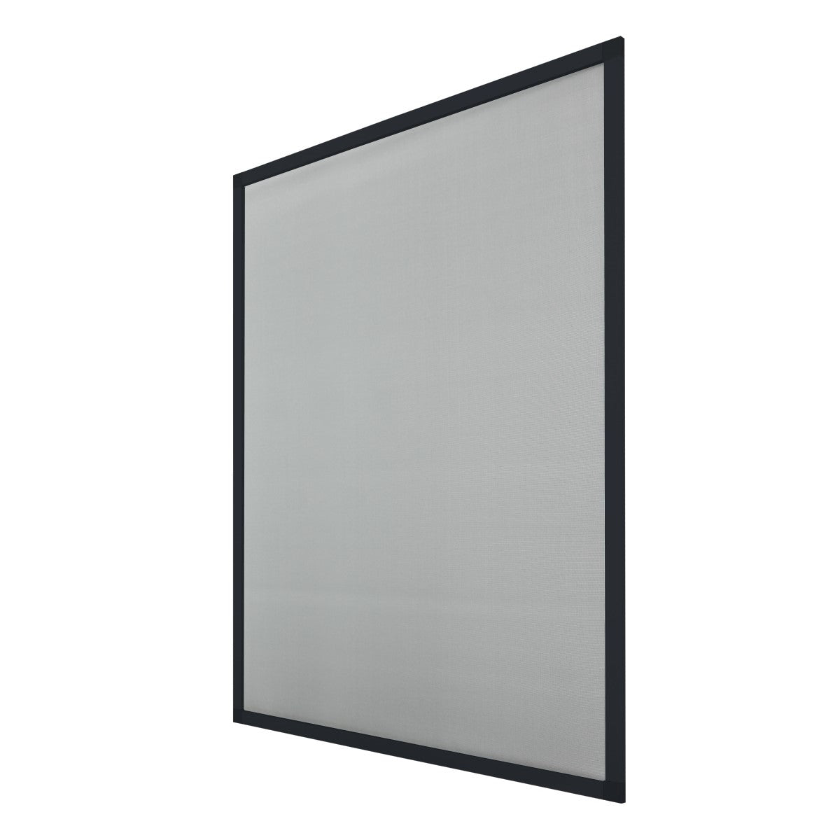 Anthrazitfarbener Insektenschutz mit Rahmen und ohne sichtbare Details.