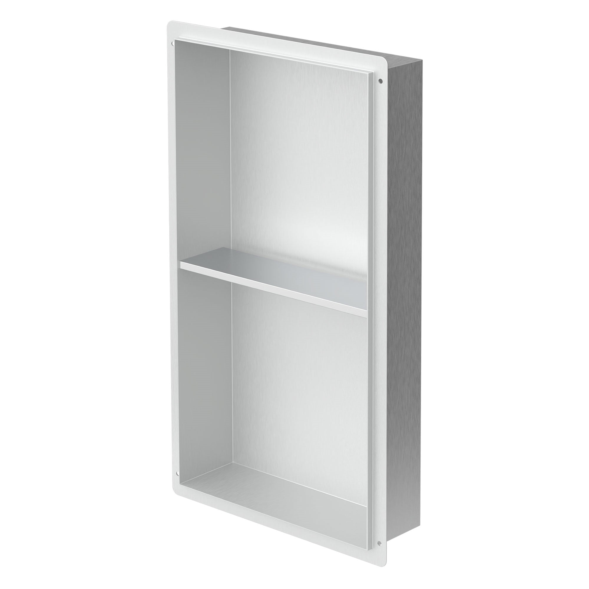 Wandnische mit zwei Fächern in einem modernen Design.