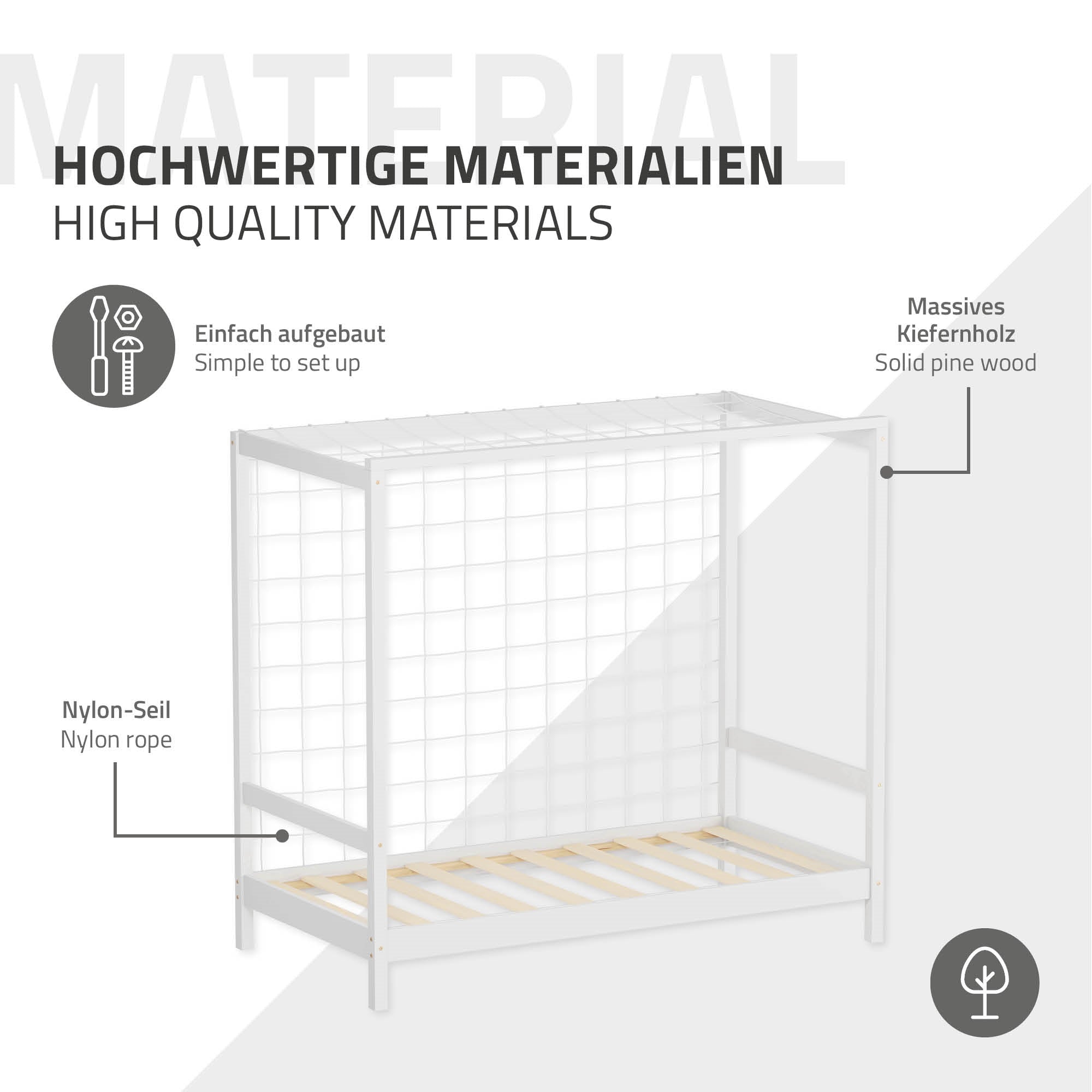 Grafik zu Liegekomfort mit verschiedenen Härtegraden für Matratzen.