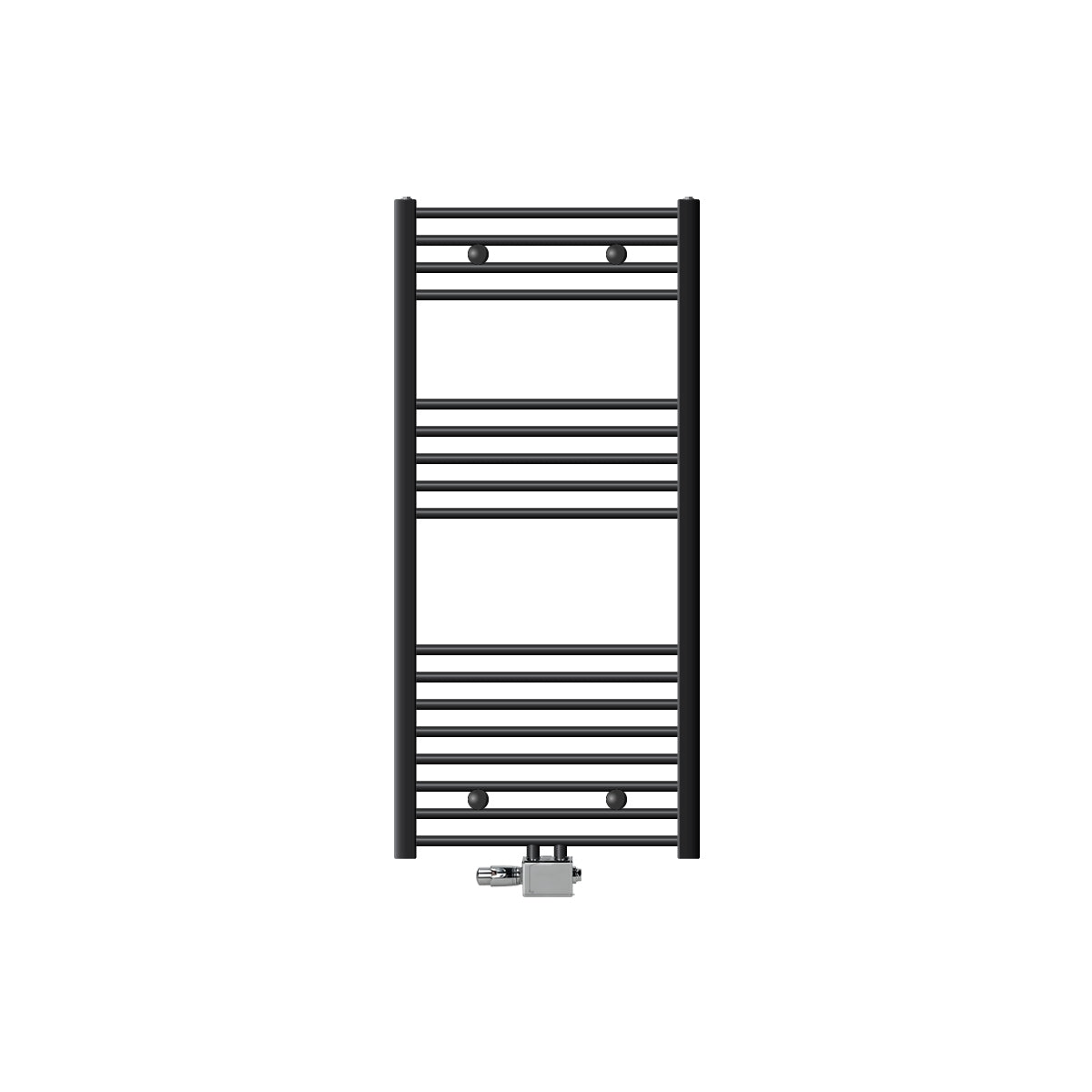 Anthracite towel radiator, 60x120 cm.